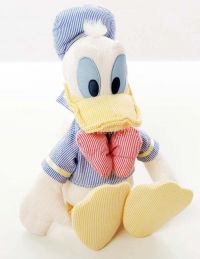 Disney SEERSUCKER Donald Duck 17" Stuffed Plush